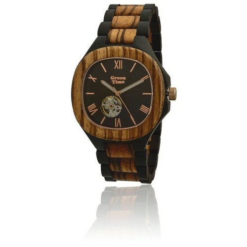 Orologio automatico GreenTime wood watch in legno naturale ZW073A | eBay