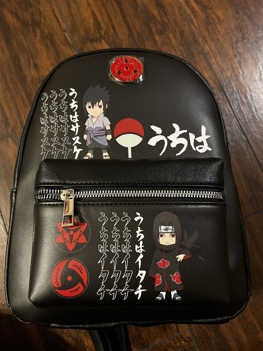 Bioworld Naruto Shippuden Itachi and Sasuke Chibi Mini Backpack