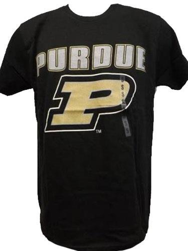 New Purdue Boilermakers Adult Mens sizes S-M-L Black or Gray Shirt $20 - Picture 2 of 15
