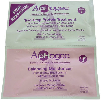 ApHogee Two-Step Protein Treatment and Balancing Moisterizer Sachet