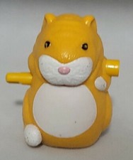 Burger King 2010 Kids Meal Toy Zhu Zhu Pets Tan / Brown Wind Up Hamster