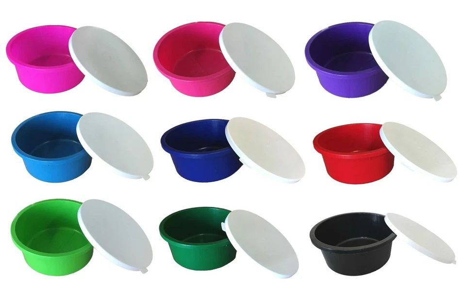 GEWA Schüssel Müsli Schale 2 Liter mit weißen Deckel Lebensmittelecht Auswahl