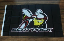 Scatpack Scat Pack Banner Flag Super Bee Challenger Garage Man Cave Car Mechanic