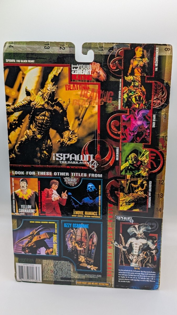 Spawn: The Dark Ages - Viper King 2体　未開封 1999 Dark Ages Spawn Viper King Action Figure McFarlane Toys