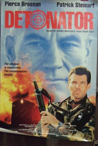 Detonator Original Single Sided Movie Poster Pierce Brosnan Patrick Stewart  