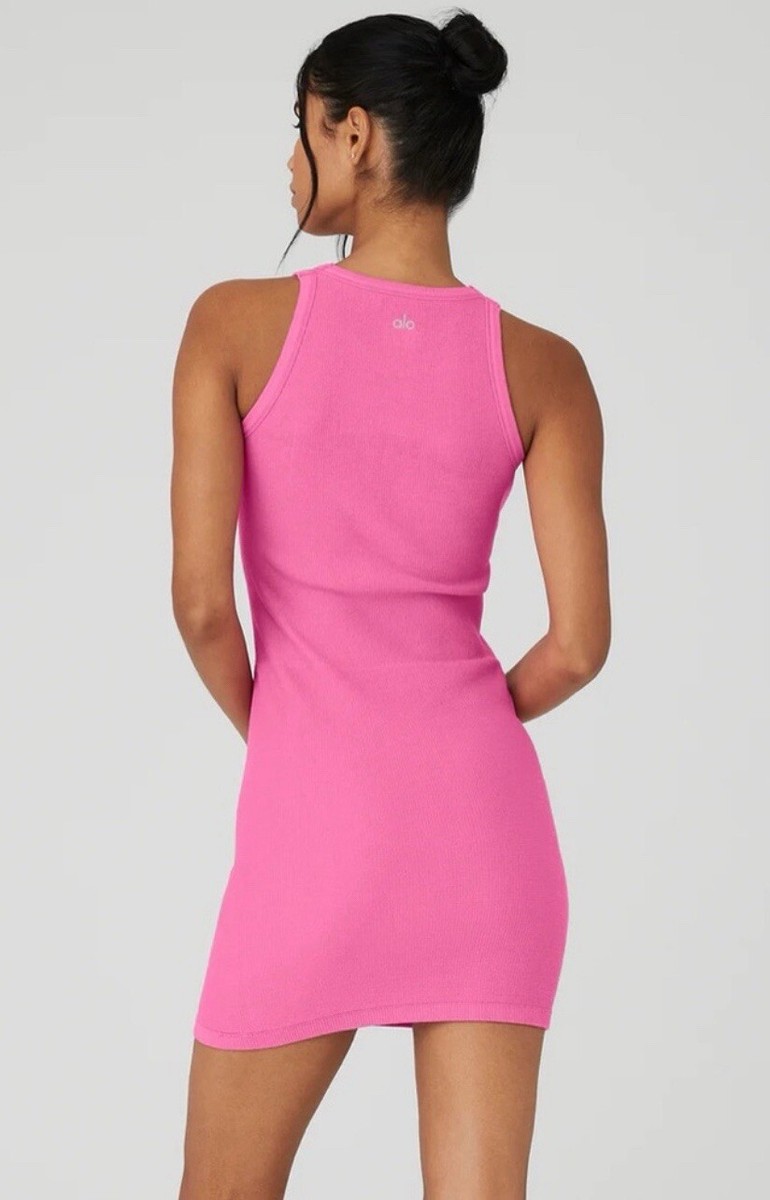 Alo Yoga Seamless Ribbed Warm Nights Dress, Size XS | eBay