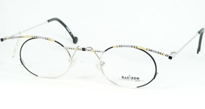 Vintage BAJAZZO SUNNY FC SILVER /BLACK /CREAM EYEGLASSES GLASSES 43-24-140mm