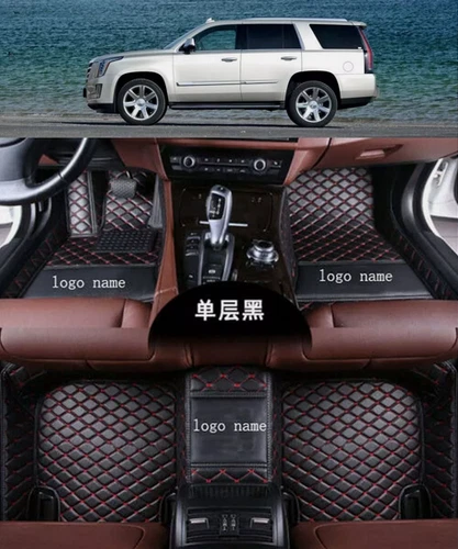 For Cadillac Escalade Car Floor Mats Luxury Custom Cargo Liners Mats Waterproof - Picture 14 of 33
