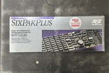 AST SixPakPlus 8-Bit ISA Multi I/O & Memory Adapter
