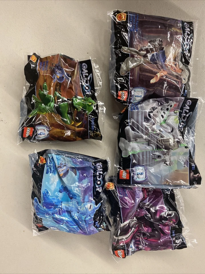 2002 McDonalds Happy Meal Toys LEGO Galidor Toys Complete Set of 5 - Image 2 of 2