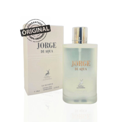 Jorge Di Aqua Alhambra Original EDP Perfume 100 ML /3.4 FL Super Rich Fragrance