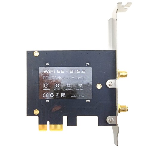 Carte réseau sans fil AX210 WiFi 6E Bluetooth PCIe de bureau Windows 10 - Photo 9/10
