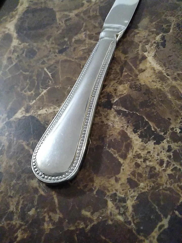 7 cubiertos de acero inoxidable brillante The Cellar CLF29 4 tenedores de cena, 3 cuchillos de cena  Foto 4 de 4