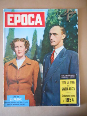 Epoche Nr. 170 1954 Hochzeit Margarete von Savoyen und Robert von Habsburg [G774]