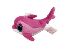 TY Beanie Boos Sparkles Pink Shimmer Dolphin 4  Plush Glitter Eyes No Tags