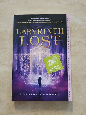 Labyrinth Lost by Zoraida Cordova (English) Paperback Book-Signed!