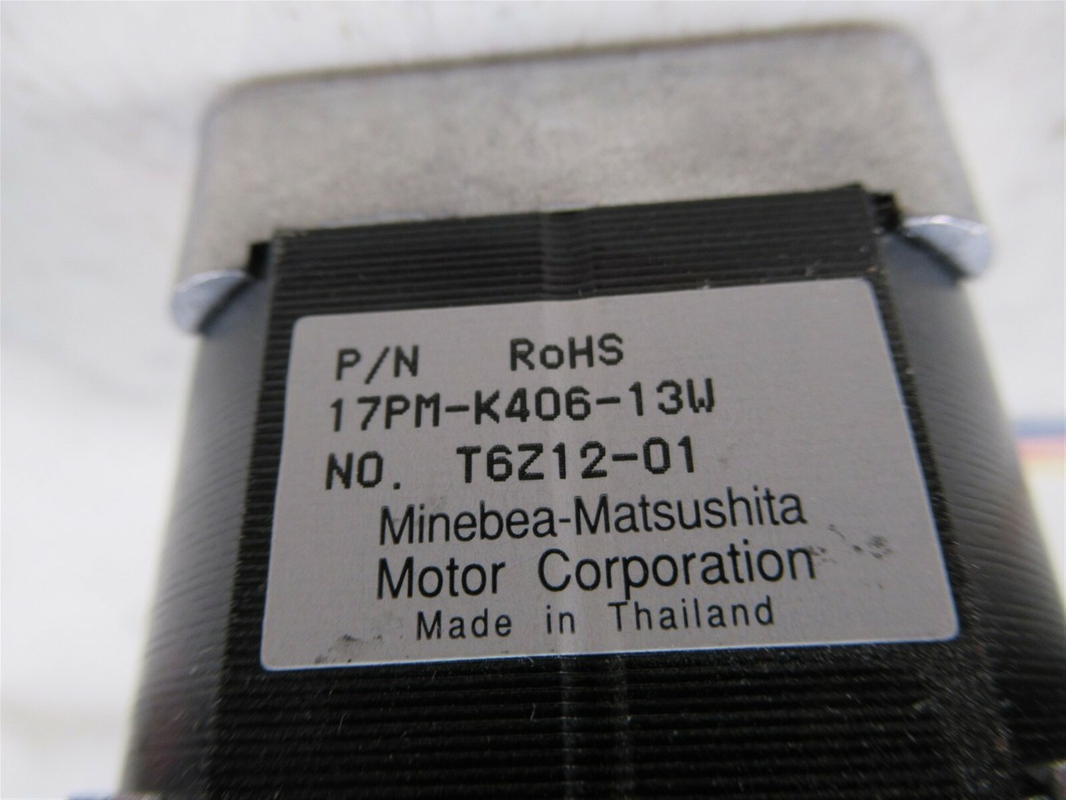 Minebea Matsushita Motor 17PM-K406-13W Stepper Motor T6Z12-01 W