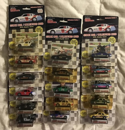 1989 RACING CHAMPIONS **RARE** RUBBER TIRE COMPLETE 16 CAR SET #2