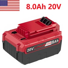 8Ah 20 Volt Lithium-ion Battery for Porter Cable 20V MAX PCC685L PCC680L