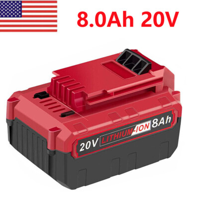 20 Volt Lithium-ion Battery for Porter Cable 20V MAX PCCK619L8