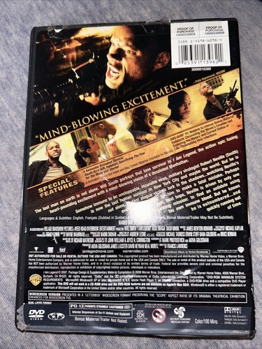 I Am Legend DVD Full-Screen Edition 2007 Will Smith - Picture 2 of 4