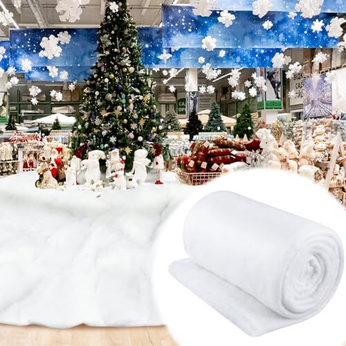 Pack 5 x0ft Christmas Snow Blanket for Christmas Village Fake Artificial 1 - Picture 3 of 7