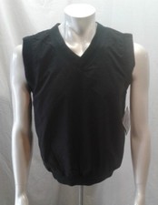 North End Mens Black Sleeveless Nylon/Polyest...