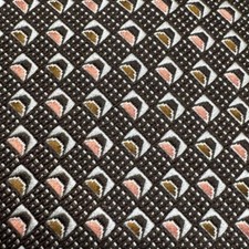 VTG 70s WEMLON by Wembley Geometric "Crush Knot Wash It" Polyester Tie