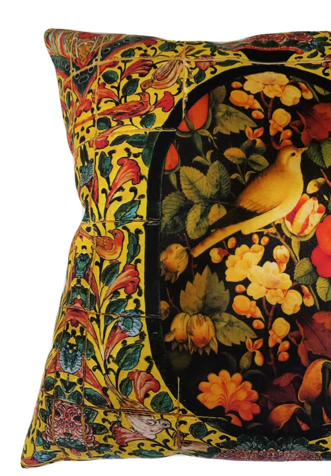 波斯精美天鹅绒枕头 - 15 英寸 x 15 — 第 3/3 张图片