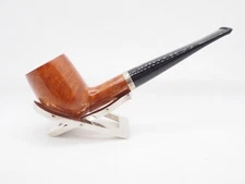 Unique Mastro De Paja Pipe With Real Silver - Billiard