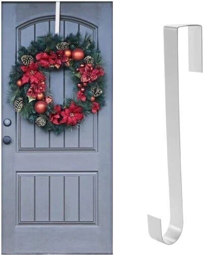1-5pcs Over The Door Hanger Wreath Christmas Hook Decoration Strong Metal Holder - Picture 6 of 9