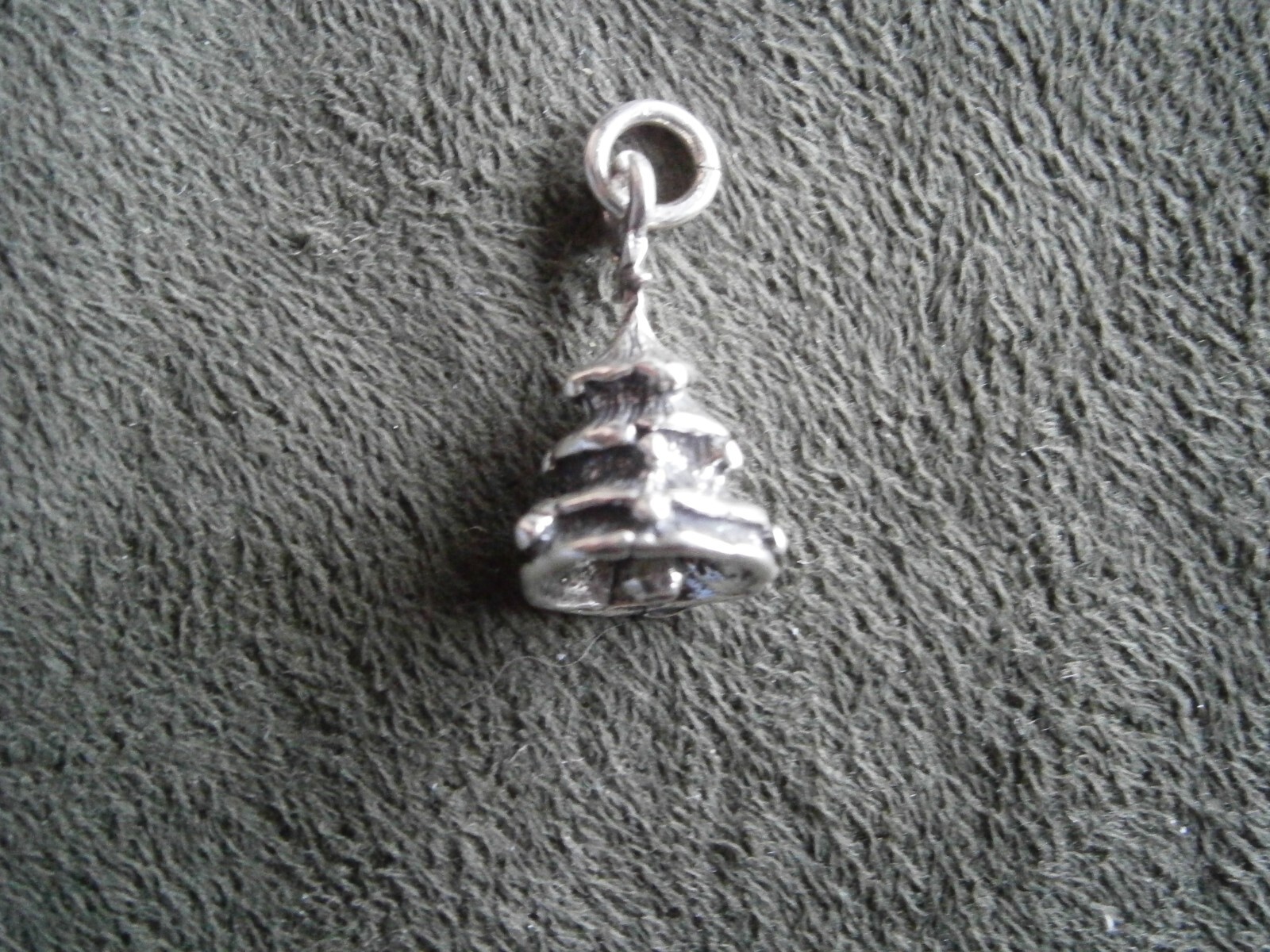 Christmas Tree Vintage Solid Sterling Silver Char… - image 6