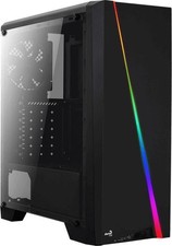 AeroCool Cylon schwarz, Midi Tower, PC gehäuse, Case, Window Seitenfenster