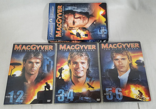 Vintage MacGyver TV Show DVD Box Set 1 2 3 5 Complete Seasons Sets Anderson VGC - Picture 16 of 17