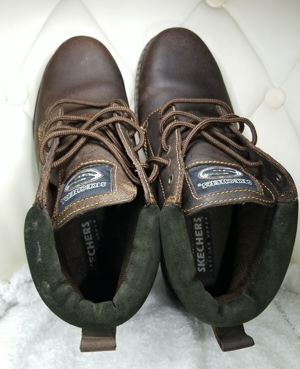 Skechers Men's Outdoor/Rugged/Leather/Lace Up Boots/SN7122