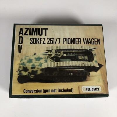 ADV AZIMUT SDKFZ 251/7 Pionier Wagen Resin Kit 1/35 Tamiya 35121