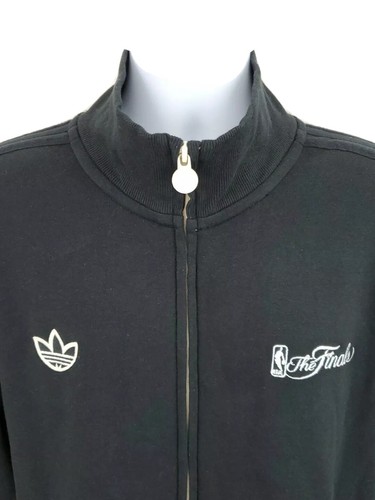 Adidas Trefoil The Finals Jacke Herren Large schwarz Sweatshirt NBA Zip Erwachsene A08