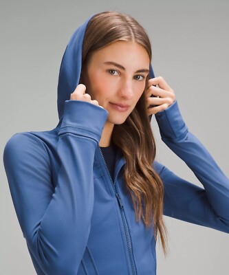 NEW Women Lululemon Hooded Define Jacket Nulu Pitch Blue