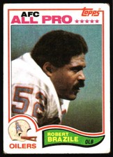 1982 Topps Robert Brazile    #96 Houston Oilers