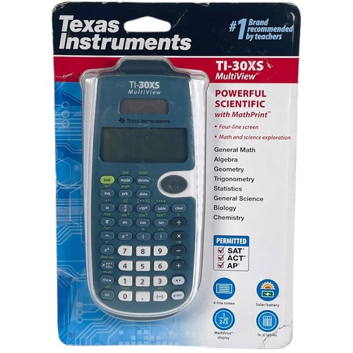 Texas Instruments TI30XS MultiView Scientific Calculator Blue for