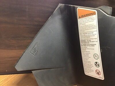 Ski-Doo 517304802 BRP Deep Black Right Hand Panel Trim for sale