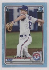 2020 Bowman Draft Chrome Sky Blue Refractor Tekoah Roby #BD-76 7c7