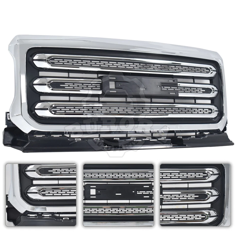 Хромированная верхняя решетка переднего бампера в сборе для GMC Canyon 2015-2020 годов выпуска 84733967 - Изображение 4 из 4