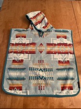 PENDLETON CHIEF JOSEPH NATIVE TRIBAL TERRY CHILD HOODED BEACH BATH TOWEL GUC