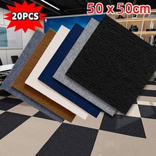 Carpet Tiles 50x 50cm PER TILE - Domestic Retail Office Floor - MID high QUALITY