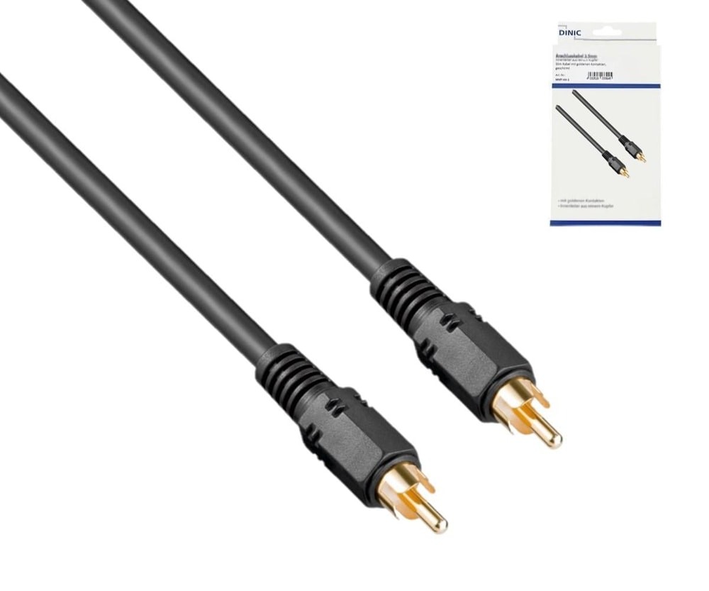 DINIC Audio-Video Kabel Cinch Stecker auf Stecker Anschlusskabel 1906845 3590₽