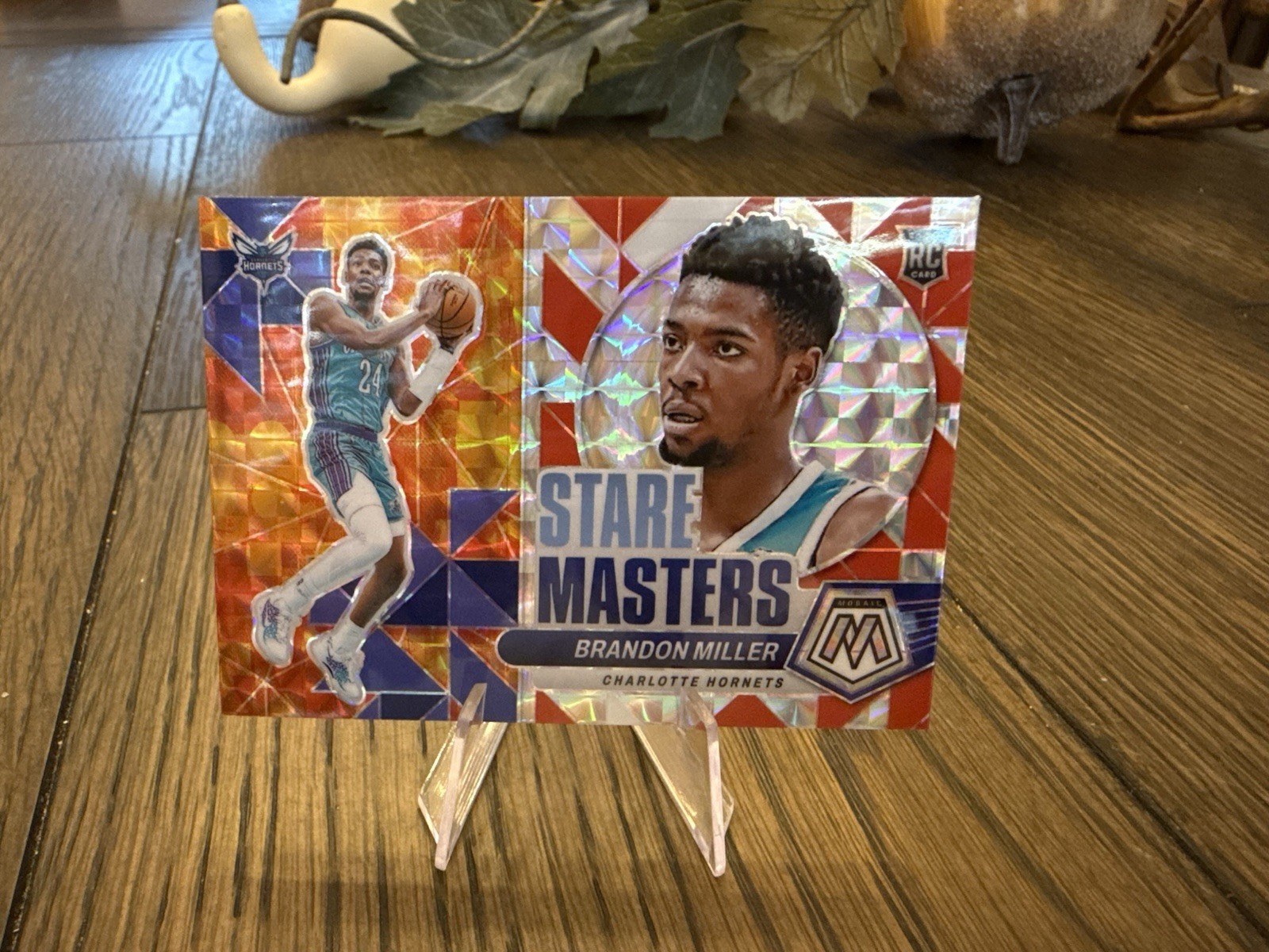 2023-24 Panini Mosaic Stare Masters Brandon Miller #7 Mosaic Prizm (RC) Hornets!