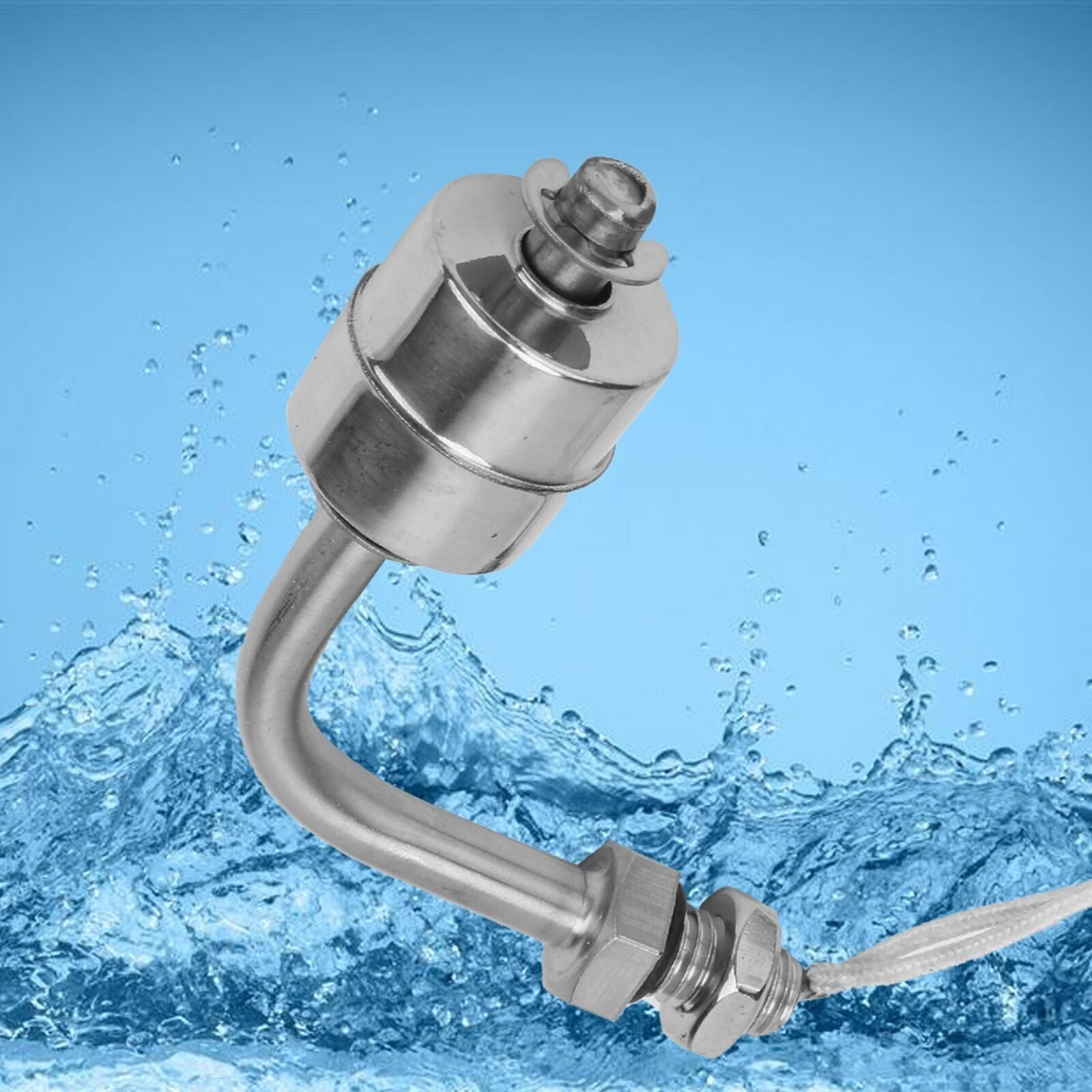 Stainless Steel Liquid Water Level Sensor Float Switch for Pool Can 75mm