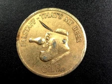 Falstaff - That's My Beer Old Pro - 1959 Telecast Schedule Token 40mm (c210)