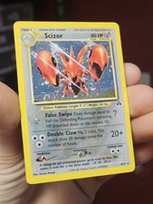 2001 Pokemon—Scizor #10/75 Neo Discovery—Holo Rare Holo (Damaged) on eBay